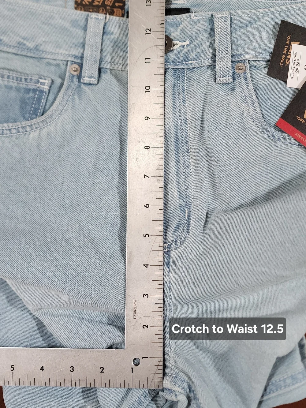 Vans Light Blue High-Rise Wide Leg Jeans SIRELLE 5 POCKET